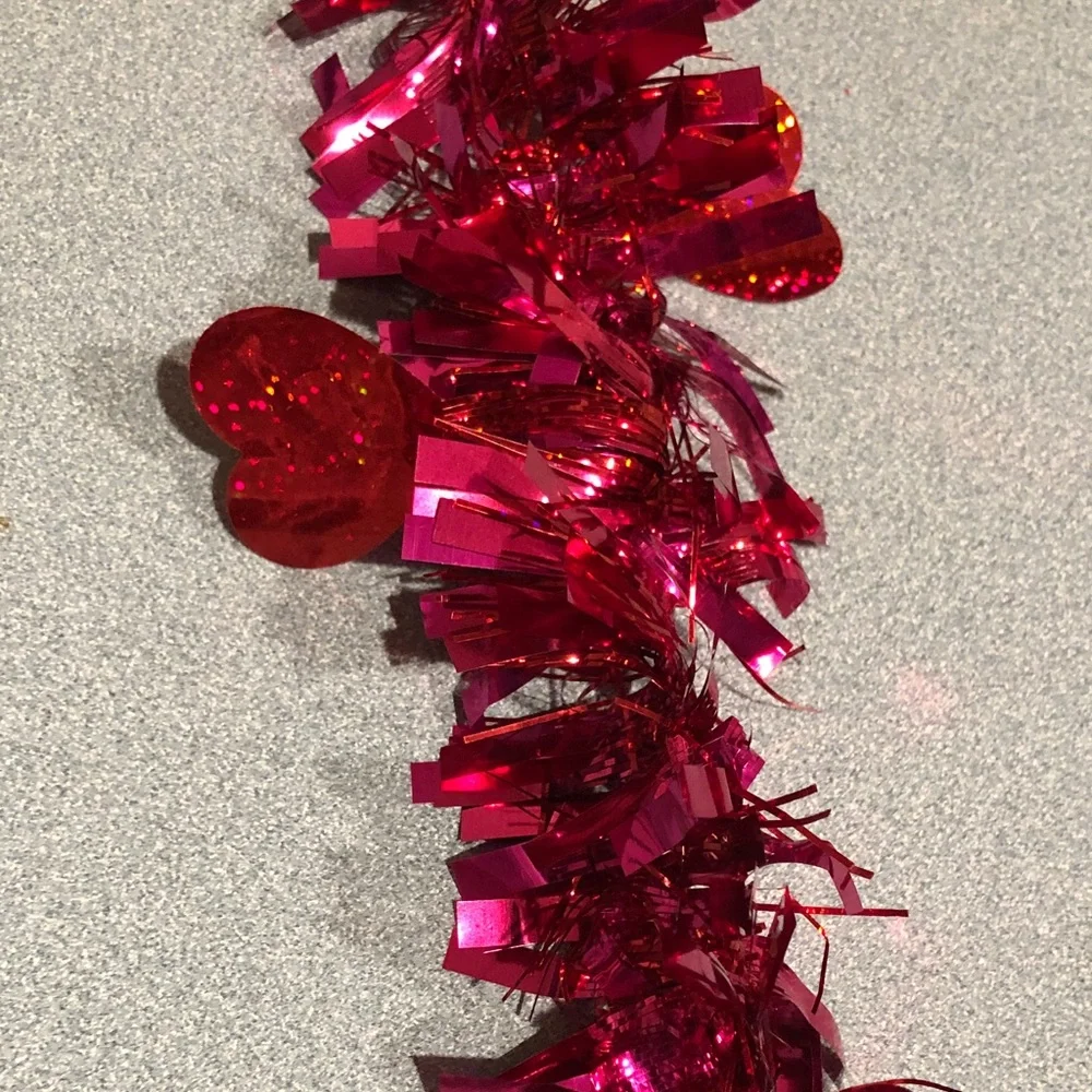 Festive Red Heart Garland Bundle